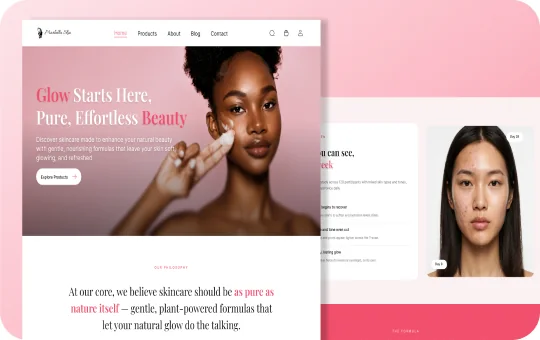 Skincare Landing Page preview